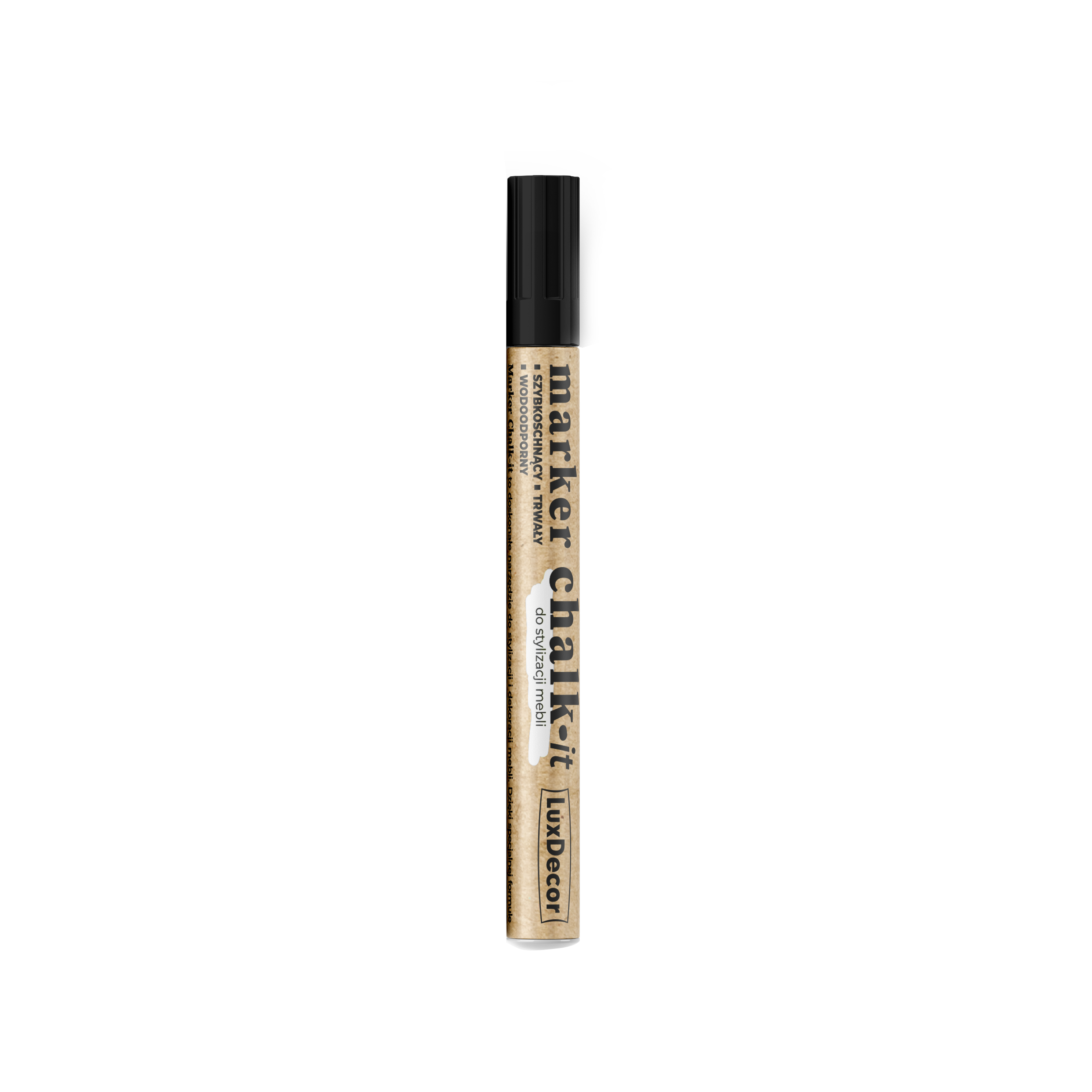 marker-mockup-_czarny Permanentais marķieris Chalk-it, melns, 10ml - Image 1